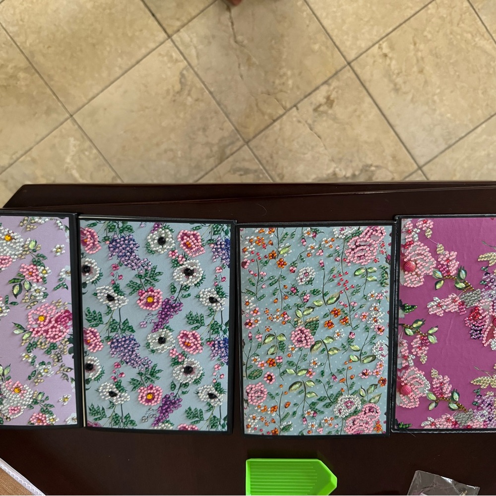 Floral Patterned Notebooks Set